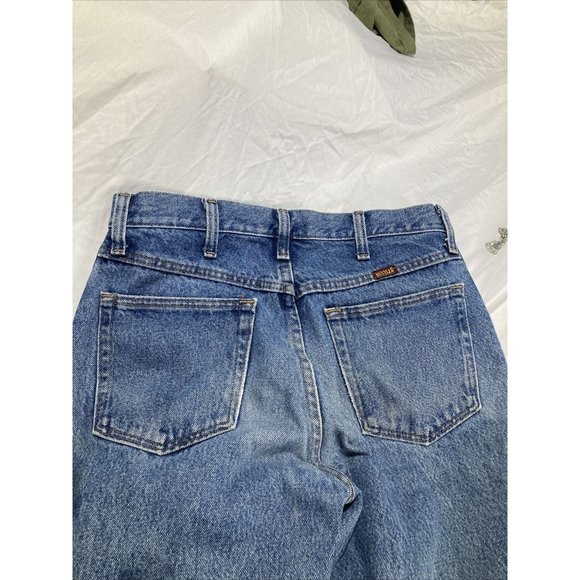 Rustler Men's Regular Fit Blue Denim Jeans, Size - 30 X 30 - Picture 6 of 6